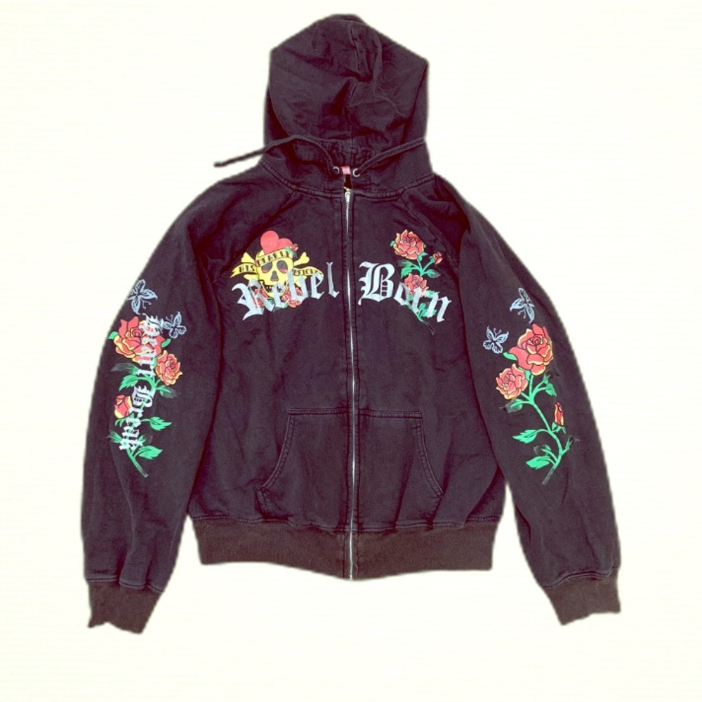Aged Almost Vintage Heart Break Baddie Jacket